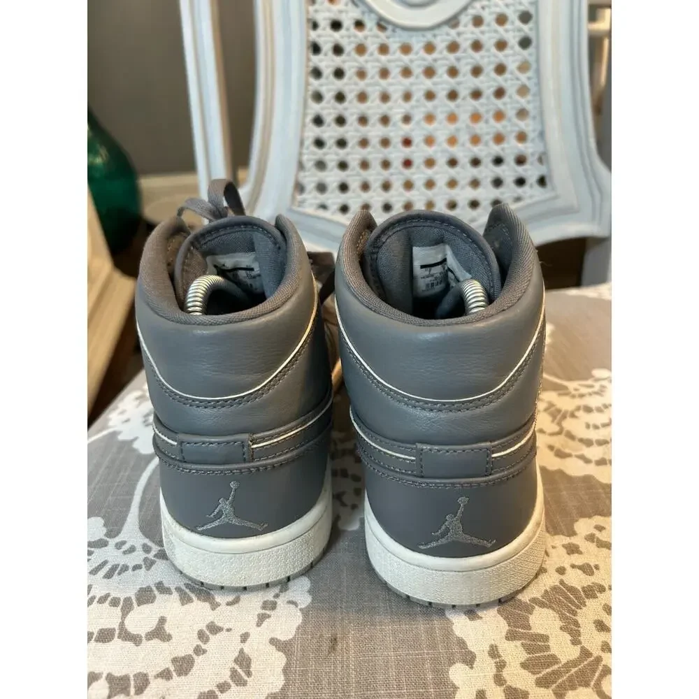 Nike Air Jordan 1 Mid Cool Grey Men's Basketball Shoes-554724-031 (Size 7) - Picture 5 of 10